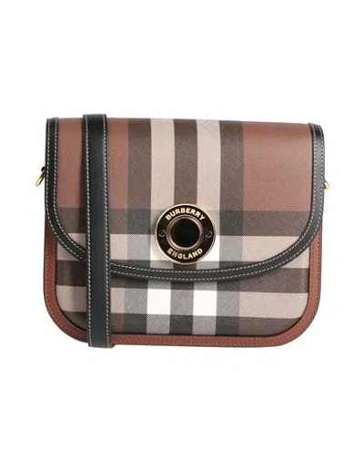 Burberry Woman Cross-body Bag Brown Size - Leather