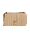 Burberry Woman Cross-body Bag Camel Size - Soft Leather In Beige