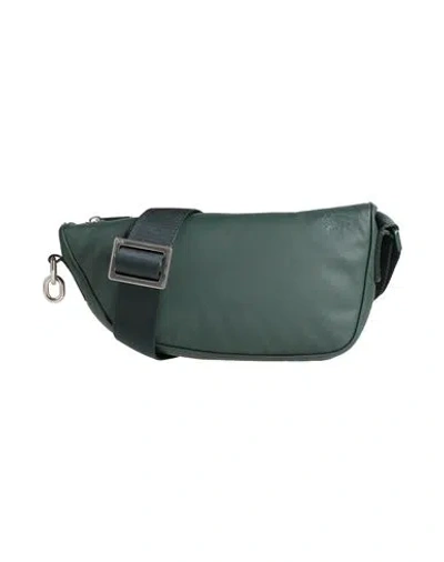 Burberry Woman Cross-body Bag Dark Green Size - Bull Skin
