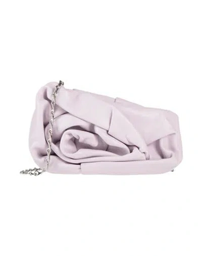 Burberry Woman Cross-body Bag Lilac Size - Leather In Purple