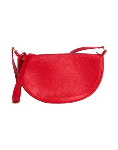 Burberry Woman Cross-body Bag Red Size - Calfskin