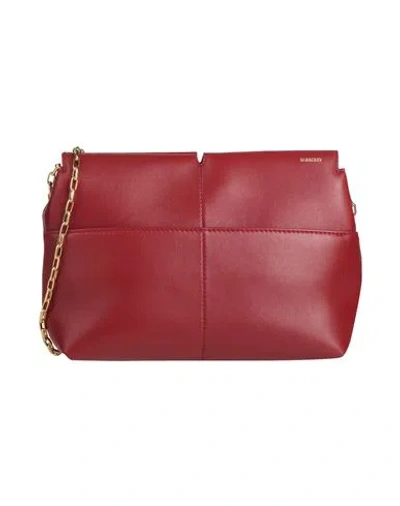 Burberry Woman Cross-body Bag Red Size - Leather