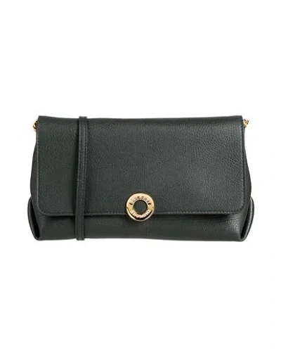 Burberry Woman Cross-body Bag Charcoal Size - Calfskin In Gray