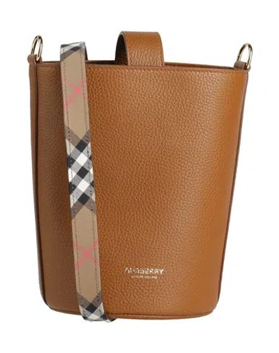Burberry Woman Cross-body Bag Tan Size - Calfskin In Brown