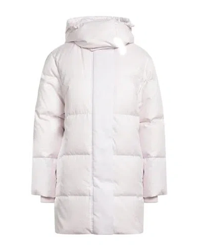 Burberry Woman Down Jacket Light Pink Size L Cotton