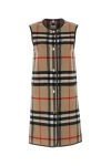 BURBERRY BURBERRY WOMAN EMBROIDERED WOOL BLEND VEST