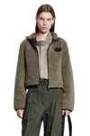 Burberry Fleece High Collar Long Sleeves Jacket