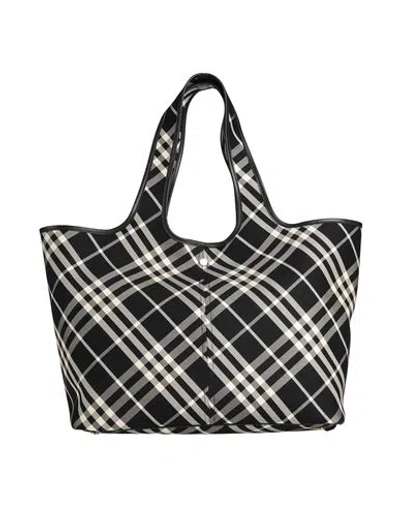 Burberry Woman Handbag Black Size - Cotton