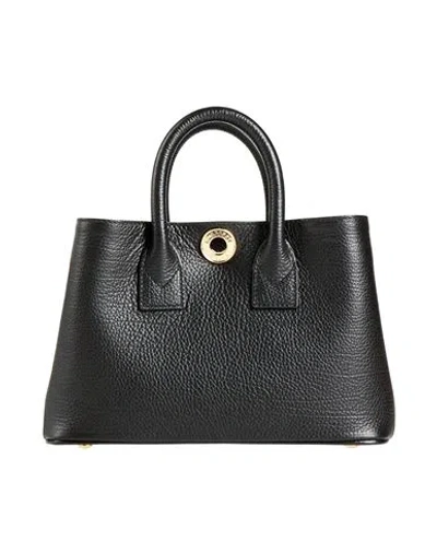 Burberry Woman Handbag Black Size - Calfskin, Cotton
