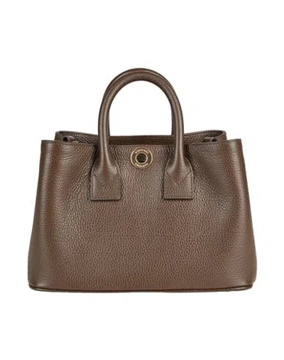 Burberry Woman Handbag Chocolate Brown Size - Calfskin