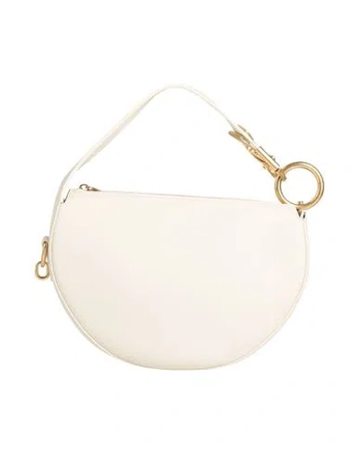 Burberry Woman Handbag Cream Size - Leather In White