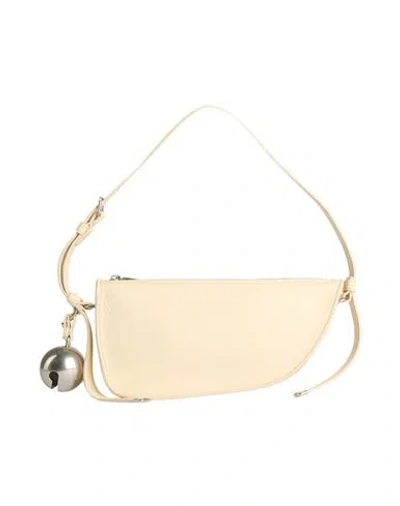Burberry Woman Handbag Ivory Size - Lambskin In White