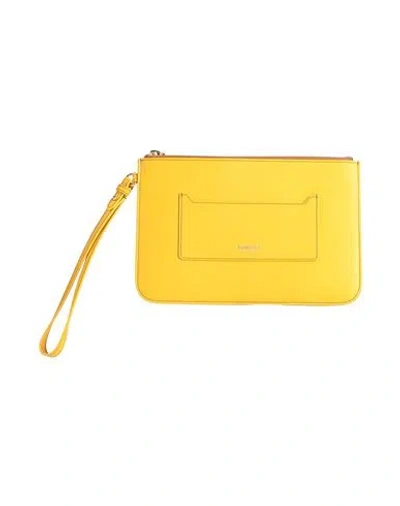 Burberry Woman Handbag Marigold Size - Leather In Yellow