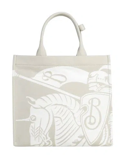 Burberry Woman Handbag Sage Green Size - Polyurethane, Cotton