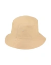 Burberry Woman Hat Beige Size L Polyester, Cotton In Beige
