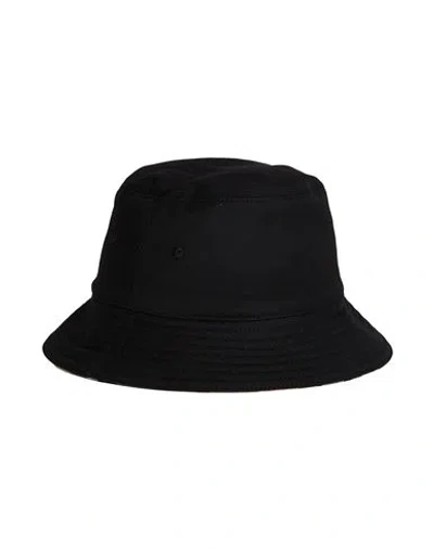 Burberry Woman Hat Black Size M Polyester, Cotton