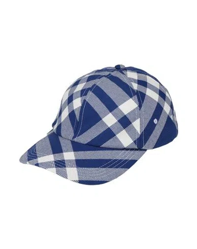 Burberry Woman Hat Blue Size 7 ¼ Polyester, Wool