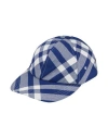 Burberry Woman Hat Blue Size L Polyester, Wool, Paper In Blue