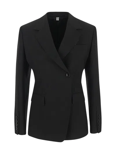 Burberry Woman Jacket In Black