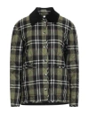 Burberry Woman Jacket Military Green Size Xs Wool In Green