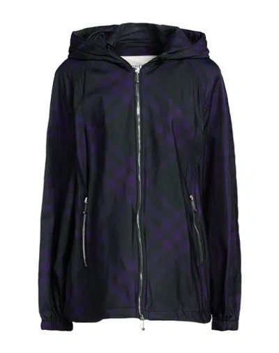 Burberry Woman Jacket Purple Size S Polyamide