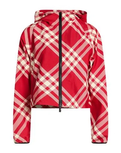 Burberry Woman Jacket Red Size M Polyester