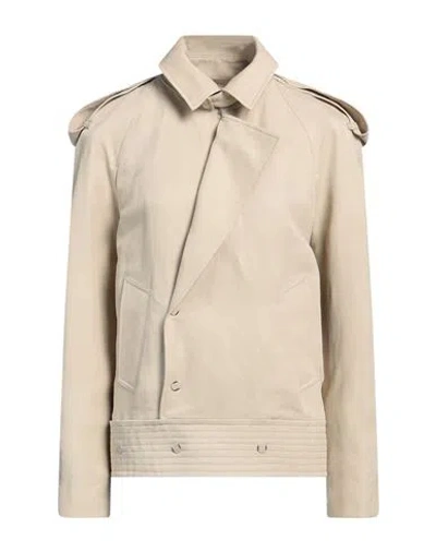 Burberry Woman Jacket Sand Size 4 Paper, Viscose In Beige