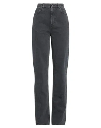 Burberry Woman Jeans Black Size 29 Cotton In Blue