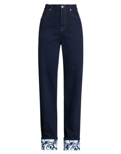 Burberry Woman Jeans Blue Size 26 Cotton