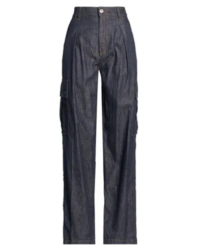 Burberry Woman Jeans Blue Size 27 Cotton