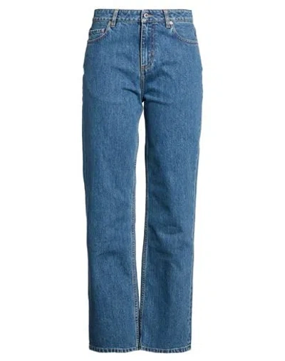 Burberry Woman Jeans Blue Size 28 Cotton