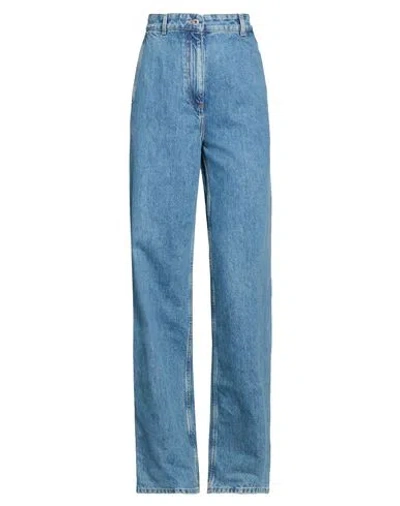 Burberry Woman Jeans Blue Size 6 Cotton