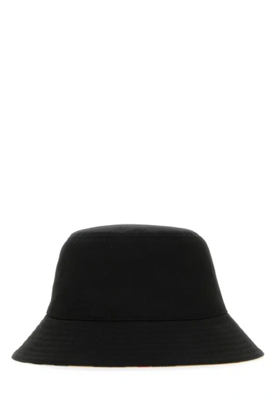 Burberry Woman Lack Polyester Blend Bucket Hat In Black