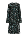 Burberry Woman Midi Dress Black Size 10 Viscose, Elastane In Black