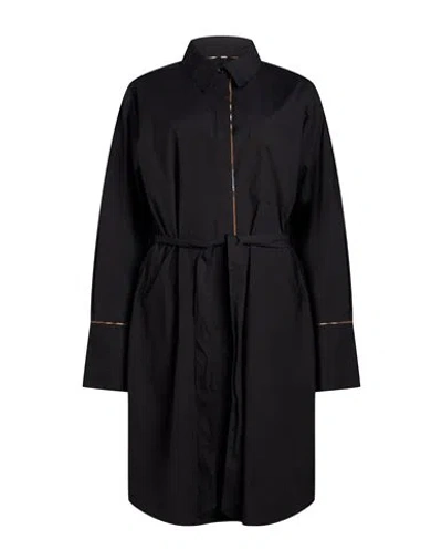 Burberry Woman Midi Dress Black Size 2 Cotton, Elastane