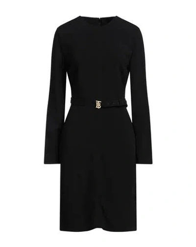 Burberry Woman Midi Dress Black Size 4 Viscose