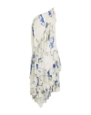 Burberry Woman Midi Dress Cream Size 6 Viscose In White