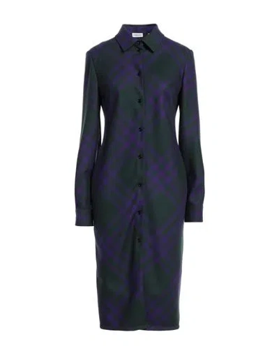 BURBERRY BURBERRY PRORSUM WOMAN MIDI DRESS DARK GREEN SIZE 10 WOOL