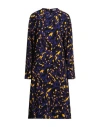 Burberry Woman Midi Dress Purple Size 10 Viscose, Elastane