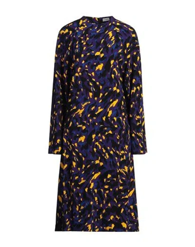 Burberry Woman Midi Dress Purple Size 10 Viscose, Elastane