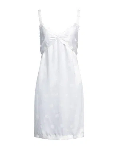 Burberry Woman Midi Dress White Size 6 Cupro