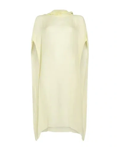 Burberry Woman Midi Dress Yellow Size S/m Silk