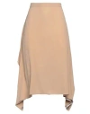 Burberry Woman Midi Skirt Beige Size 8 Silk In Beige