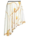 Burberry Woman Midi Skirt Ivory Size 4 Polyester In White