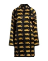 Burberry Duck-print Scarf-neck Mulberry Silk Mini Dress In Black