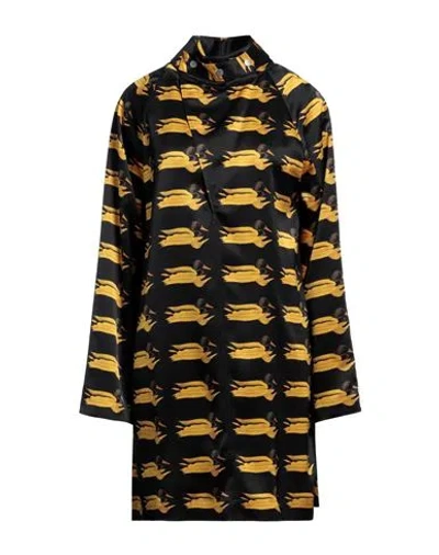 BURBERRY BURBERRY WOMAN MINI DRESS BLACK SIZE 6 SILK