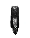 Burberry Woman Mini Dress Black Size 6 Viscose, Polyethylene, Polyester, Silk In Black