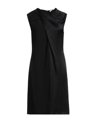 Burberry Panelled Sleeveless Dress In Black