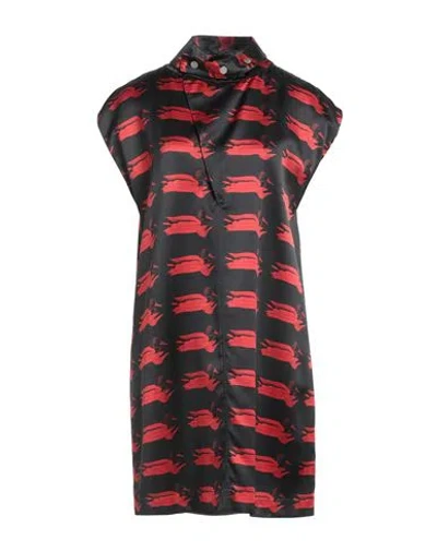 Burberry Woman Mini Dress Black Size 8 Silk