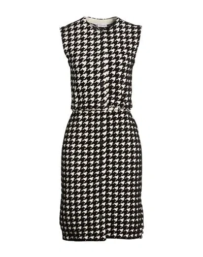 Burberry Woman Mini Dress Black Size M Polyester, Viscose, Polyamide, Elastane